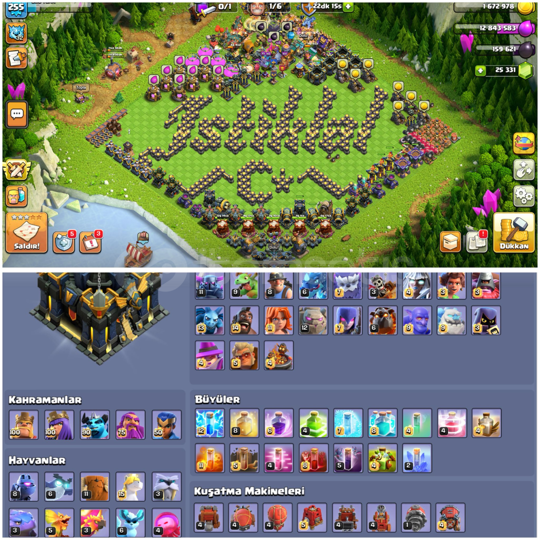 TH17⚡️COC | • 25.231 TAŞLI | TÜRKİYE'DE TEK ! TH17⚡️COC | • 25.231 TAŞLI | TÜRKİYE'DE TEK !