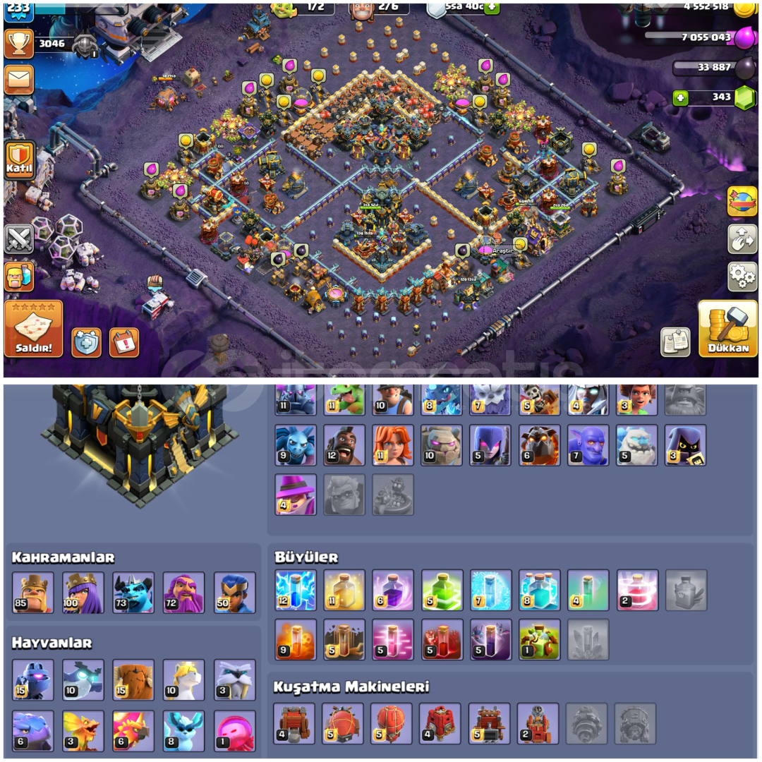 TH17⚡️COC | • 233 LEVEL UFAK EKSİKLER HARİÇ MAX TH17⚡️COC | • 233 LEVEL UFAK EKSİKLER HARİÇ MAX