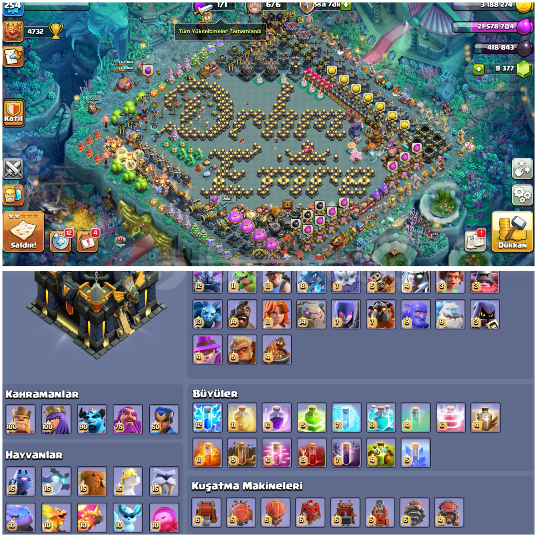 TH17⚡️COC | • TR'NİN | EN İYİSİ | HER ŞEY MAX TH17⚡️COC | • TR'NİN | EN İYİSİ | HER ŞEY MAX