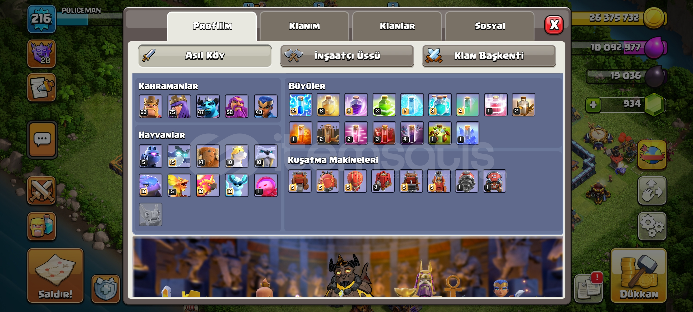 TH17 NEREDEYSE DOLU HESAP TH17 NEREDEYSE DOLU HESAP