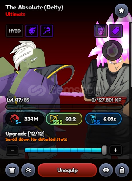 The Absolute (Deity) Evolved (S-,SSS,SS) The Absolute (Deity) Evolved (S-,SSS,SS)