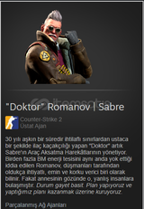 'The Doctor' Romanov | Sabre