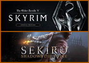 The Elder Scrolls Skyrım + Sekiro