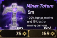 The Forge Miner Totem 3x The Forge Miner Totem 3x