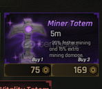The Forge Miner Totem 3x