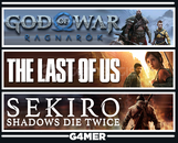 The Last of Us Part 1 + GOW Ragnarök + Sekiro