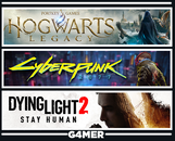 Cyberpunk + Hogwarts Legacy + Dying Light 2