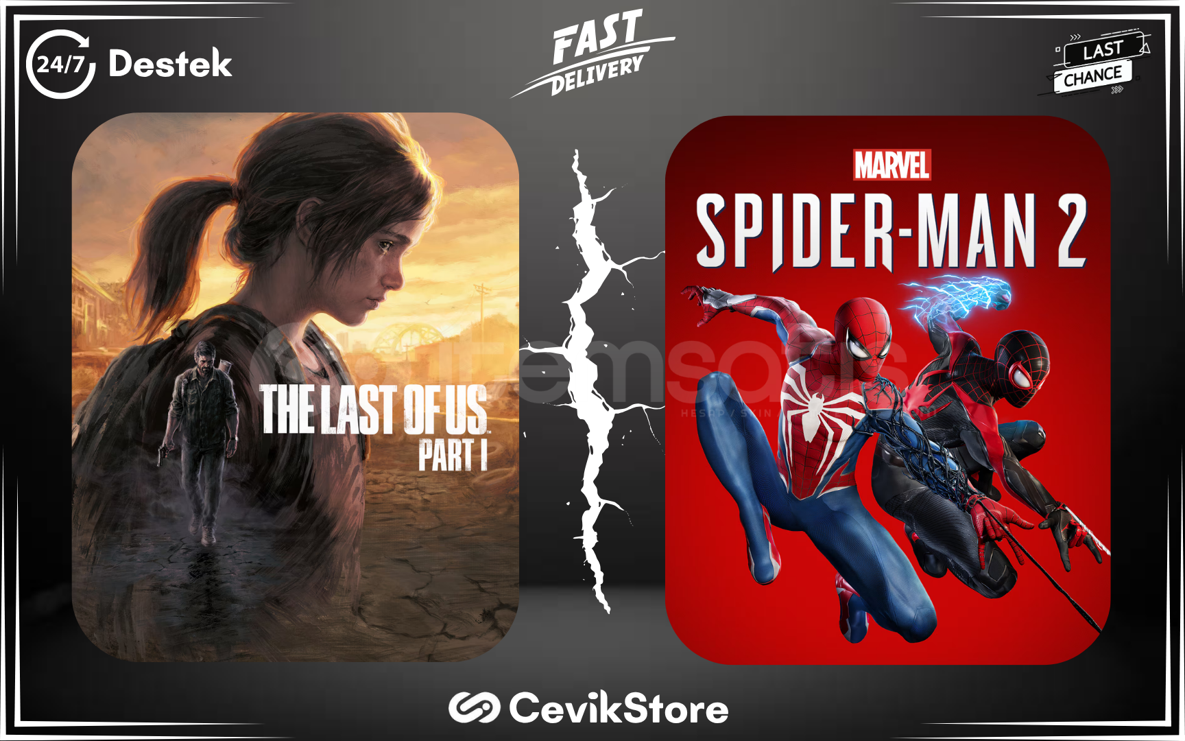 ⭐The Last Of Us Part 1 + Spiderman 2⭐ ⭐The Last Of Us Part 1 + Spiderman 2⭐