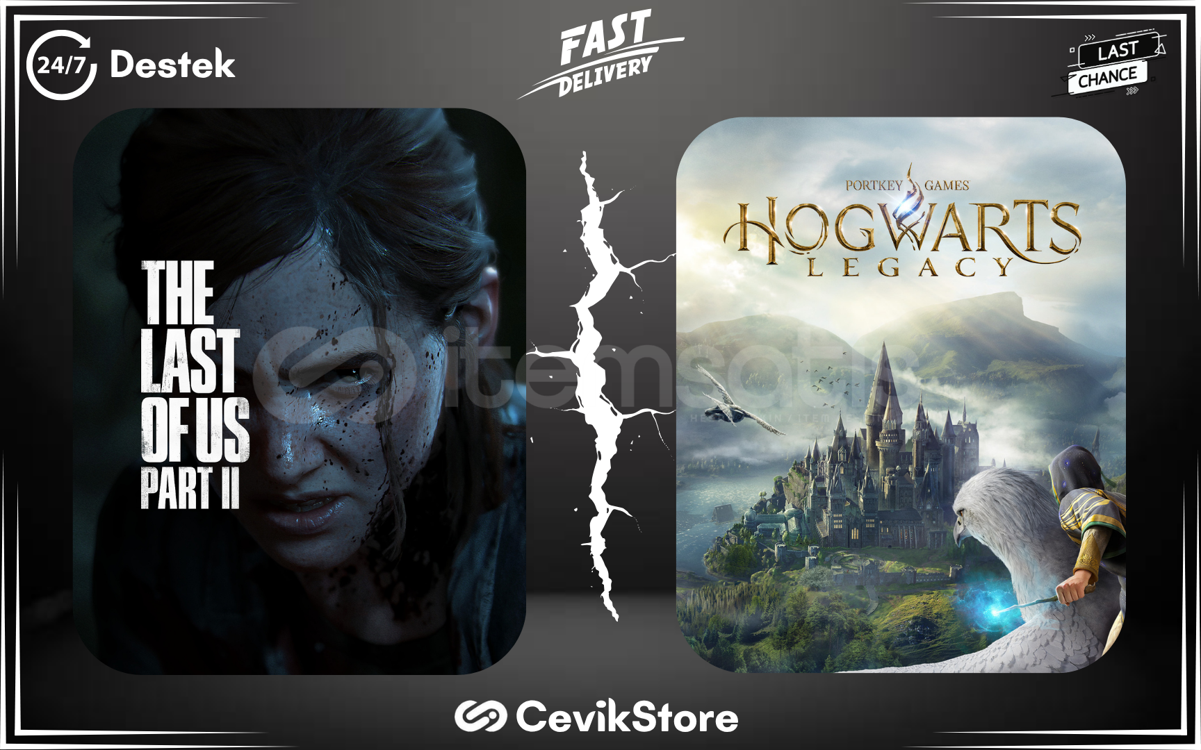 ⭐The Last Of Us Part 2 + Hogwarts Legacy⭐ ⭐The Last Of Us Part 2 + Hogwarts Legacy⭐