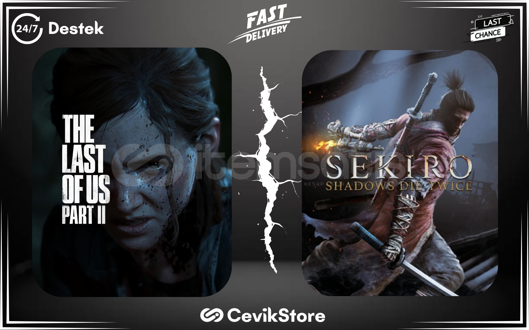 ⭐The Last Of Us Part 2 + Sekiro Shadow Die Twice ⭐The Last Of Us Part 2 + Sekiro Shadow Die Twice