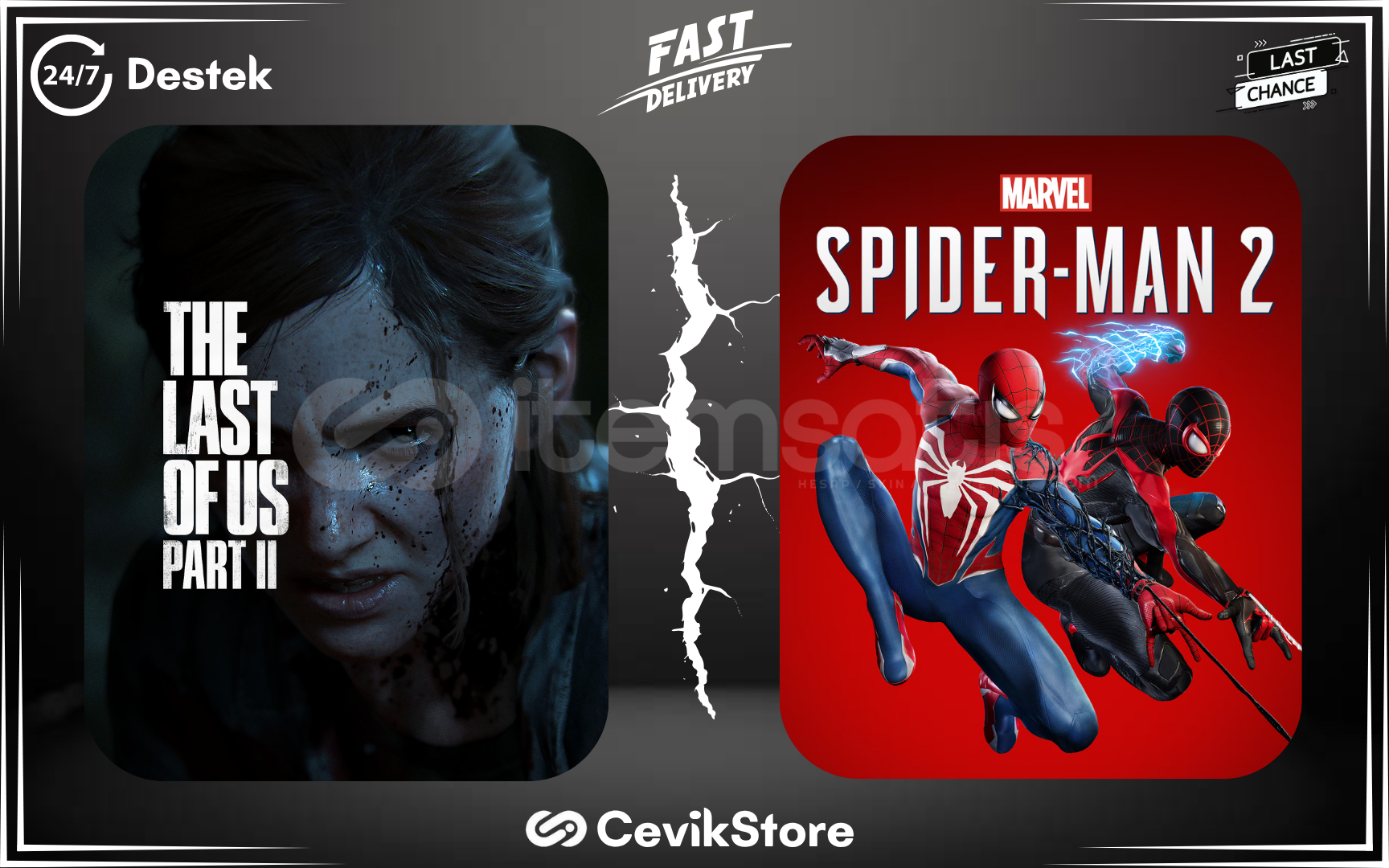 ⭐The Last Of Us Part 2 + Spiderman 2⭐ ⭐The Last Of Us Part 2 + Spiderman 2⭐
