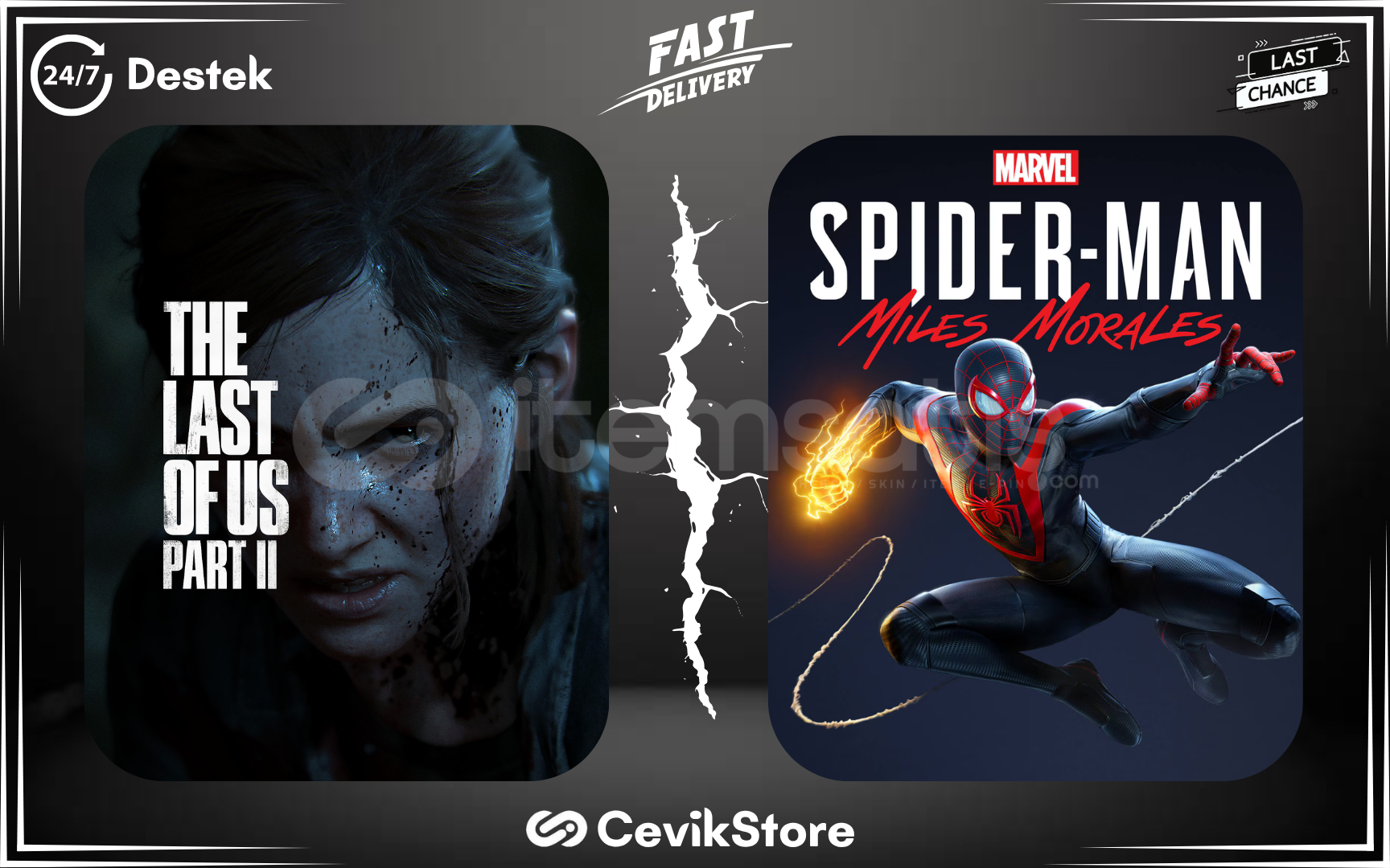 ⭐The Last Of Us Part 2 + Spiderman Miles Morales ⭐The Last Of Us Part 2 + Spiderman Miles Morales