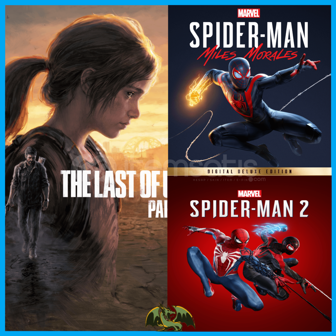 The Last of Us Part I + Miles + Spiderman 2 The Last of Us Part I + Miles + Spiderman 2