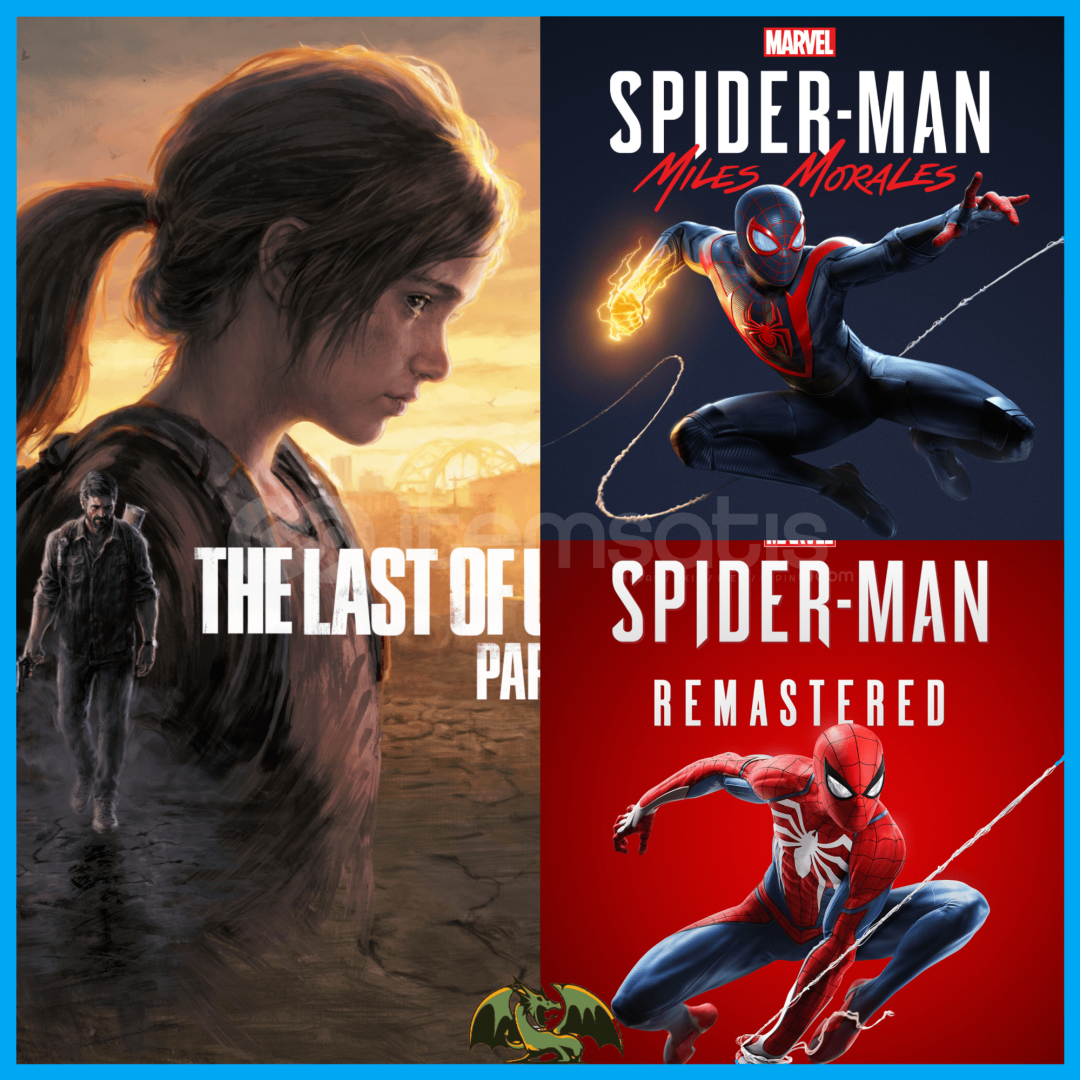 The Last of Us Part I + Spider + Miles Morales The Last of Us Part I + Spider + Miles Morales
