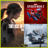 The Last of Us Part I + Spiderman 2 + Ragnarök