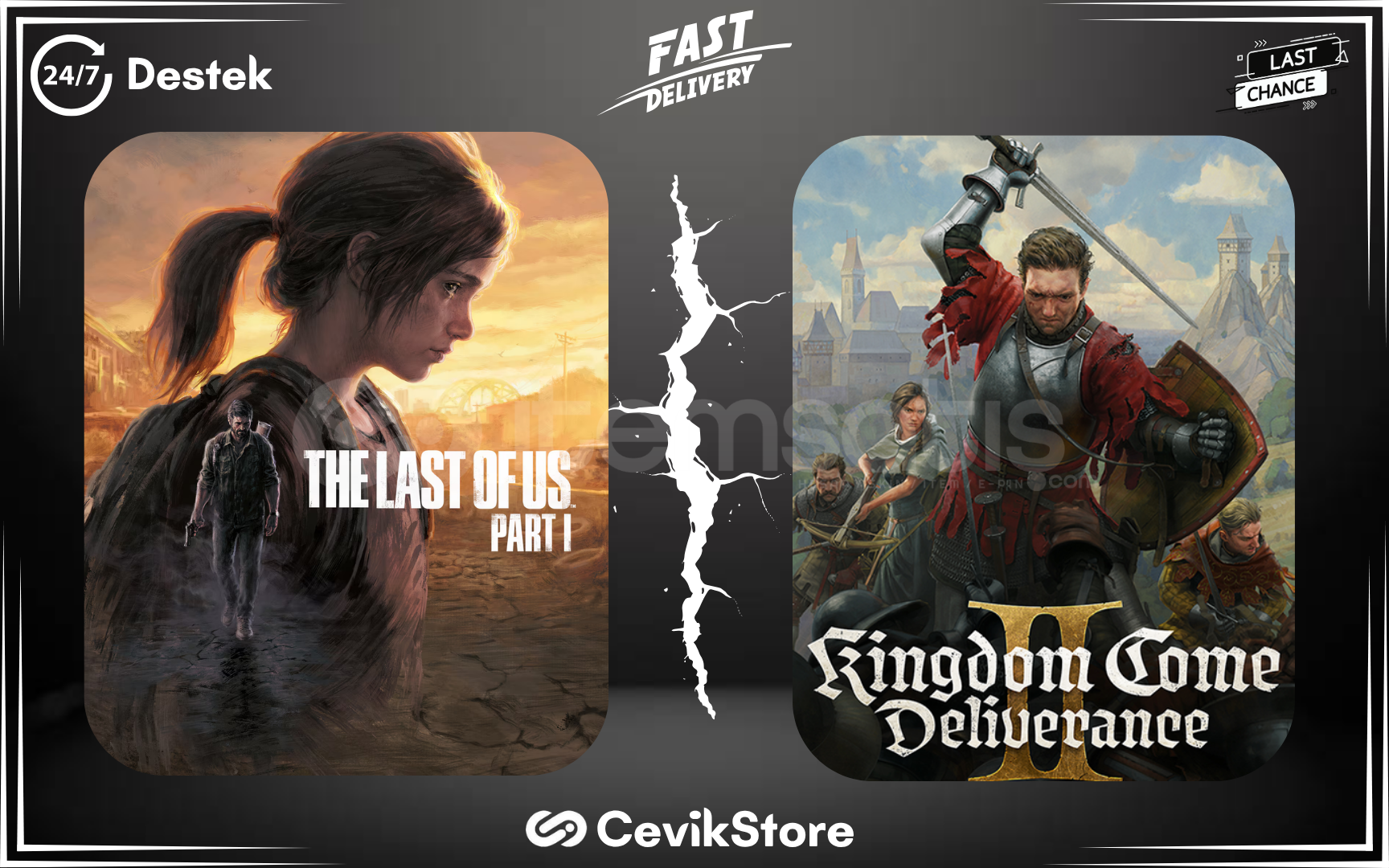 The Last Of Us Part1 + Kingdom Come Deliverance2 The Last Of Us Part1 + Kingdom Come Deliverance2