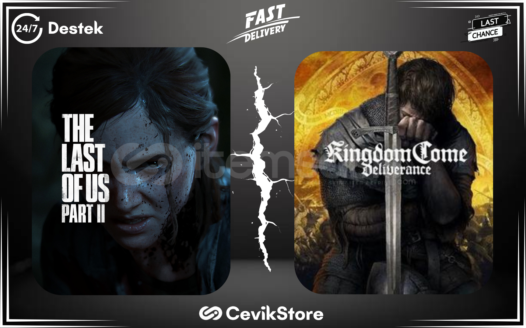 ⭐The Last Of Us Part2 + Kingdom Come Deliveranc ⭐The Last Of Us Part2 + Kingdom Come Deliveranc