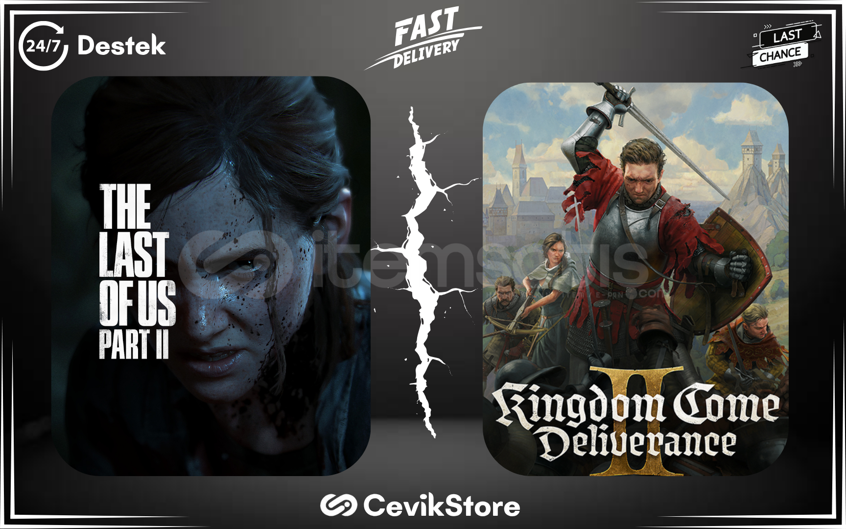 The Last Of Us Part2 + Kingdom Come Deliverance2 The Last Of Us Part2 + Kingdom Come Deliverance2