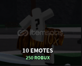 The Strongest Battlegrounds 10 Emotes
