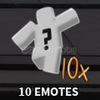 The Strongest Battlegrounds 10x Emotes