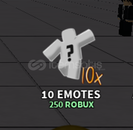 ⭐The Strongest Battlegrounds 10 Emotes⭐ 
