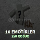 The Strongest Battlegrounds 10 EMOTİKLER