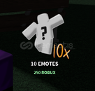 The Strongest Battlegrounds : 10x Emotes 