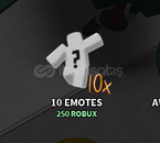 ✨10 Emotes | The Strongest Battlegrounds✨
