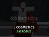 The Strongest Battlegrounds 5 Cosmetics