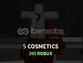 The Strongest Battlegrounds 5 Cosmetics