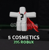 The Strongest Battlegrounds 5 Cosmetics
