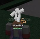The Strongest Battlegrounds 5 Emotes