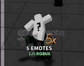 THE STRONGEST BATTLEGROUNDS 5 EMOTES