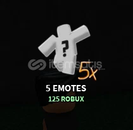 The Strongest Battlegrounds 5 Emotes Gamepass