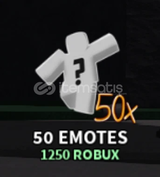 The Strongest Battlegrounds 50 Emotes