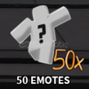 The Strongest Battlegrounds 50x Emotes 