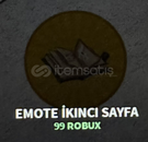 The Strongest Battlegrounds EMOTE İKINCI SAYFA