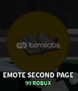 The Strongest Battlegrounds Emote Second Page