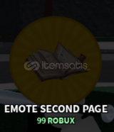 The Strongest Battlegrounds Emote Second Page