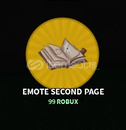 The Strongest Battlegrounds Emote Second Page