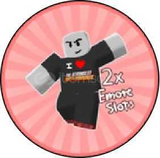 The strongest battlegrounds Extra Emote Slote!