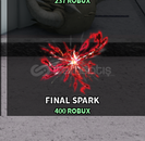 The Strongest Battlegrounds Final Spark