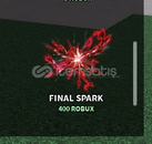 The Strongest Battlegrounds Final Spark