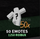 ⭐The Strongest Battlegrounds 50 Emotes⭐ 