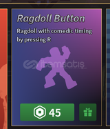 The Wild West Ragdoll Button