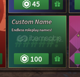 The Wild West Custom Name