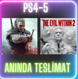 The witcher 2 ve teh evil within 2 ps4-5