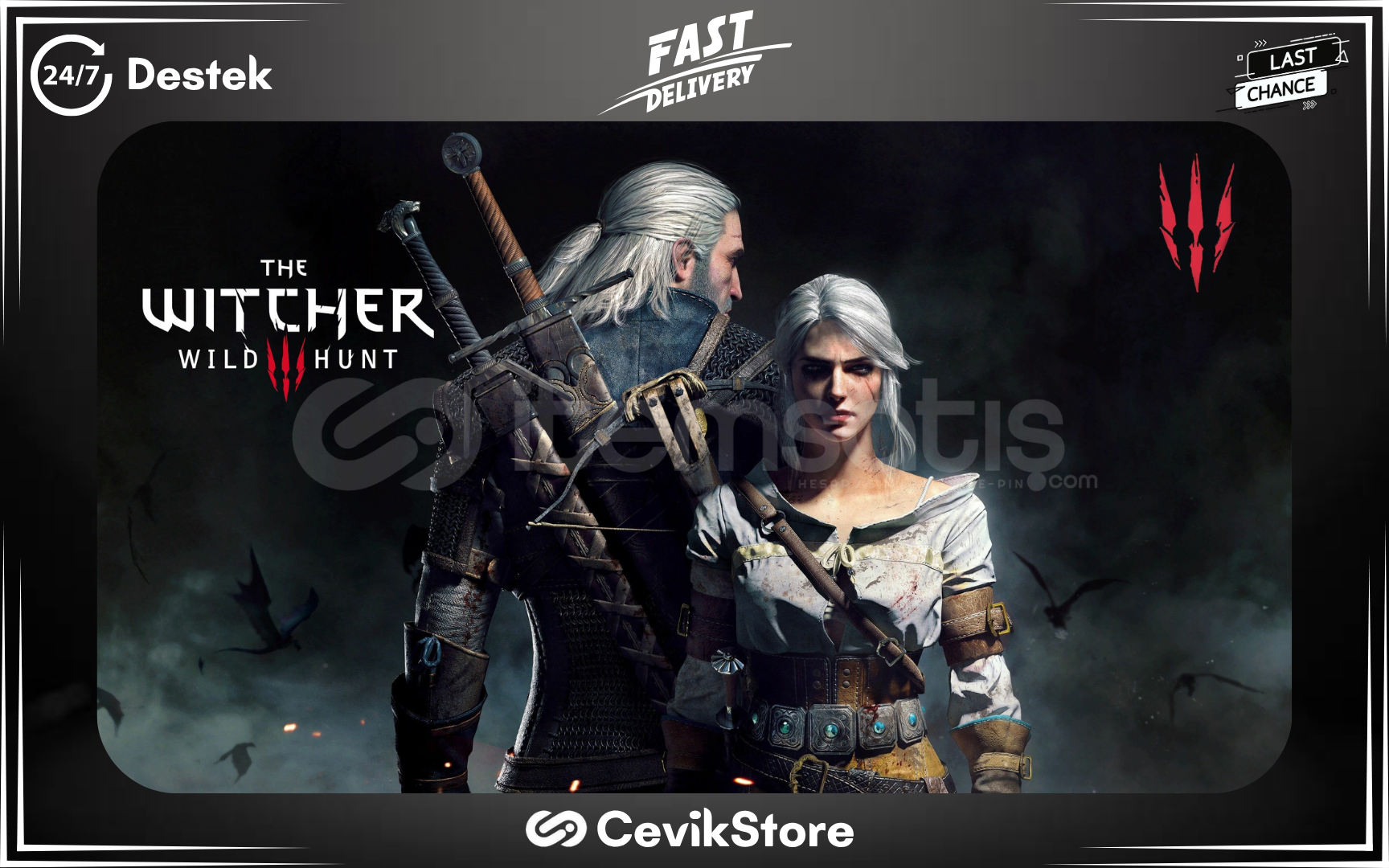 ⭐The Witcher 3: Wild Hunt + Garanti⭐ ⭐The Witcher 3: Wild Hunt + Garanti⭐