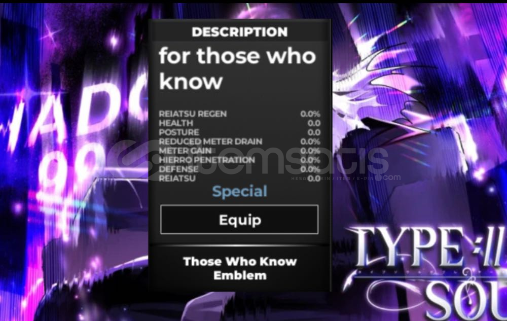 Those Who Know Emblem - Type Soul Those Who Know Emblem - Type Soul