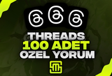 ✨Threads 100 Adet Özel Yorum!